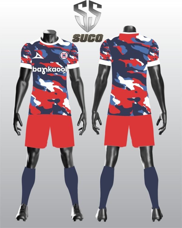 1144 SUBLIMACION CAMUFLADO CRUZ AZUL